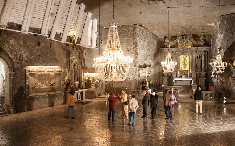 Geführte Tour durch das Salzbergwerk Wieliczka mit Tickets ohne Anstehen ab Krakau